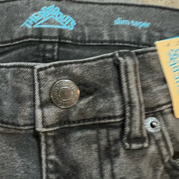 There Abouts Medium Grey Slim Taper Advanced Flex 360 Boys Jeans Size 10Reg - Picture 6 of 9